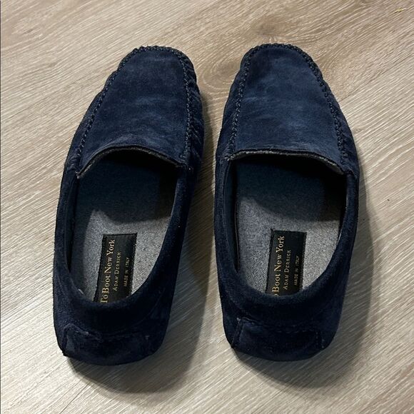 TO BOOT NEW YORK O’Reilly Navy Suede & Cashmere Slipper main image 4